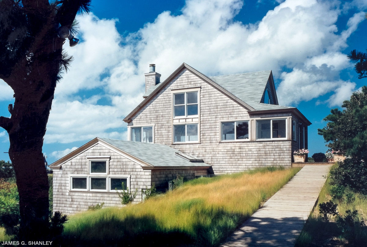 Classic New England vernacular house, Wellfleet, Cape Cod, by Paul Krueger Architect