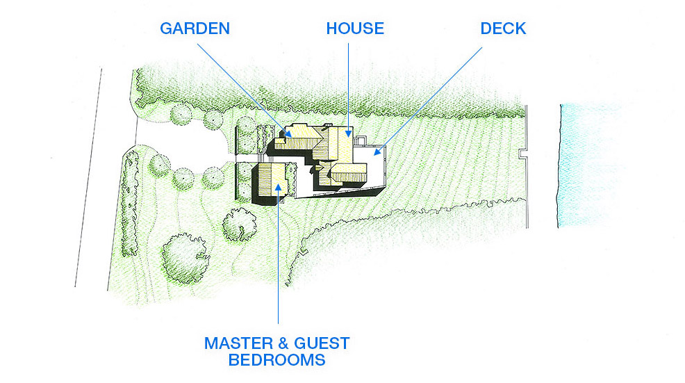Cipolla House Site Plan by Kreuger Associates Architects, Cape Cod